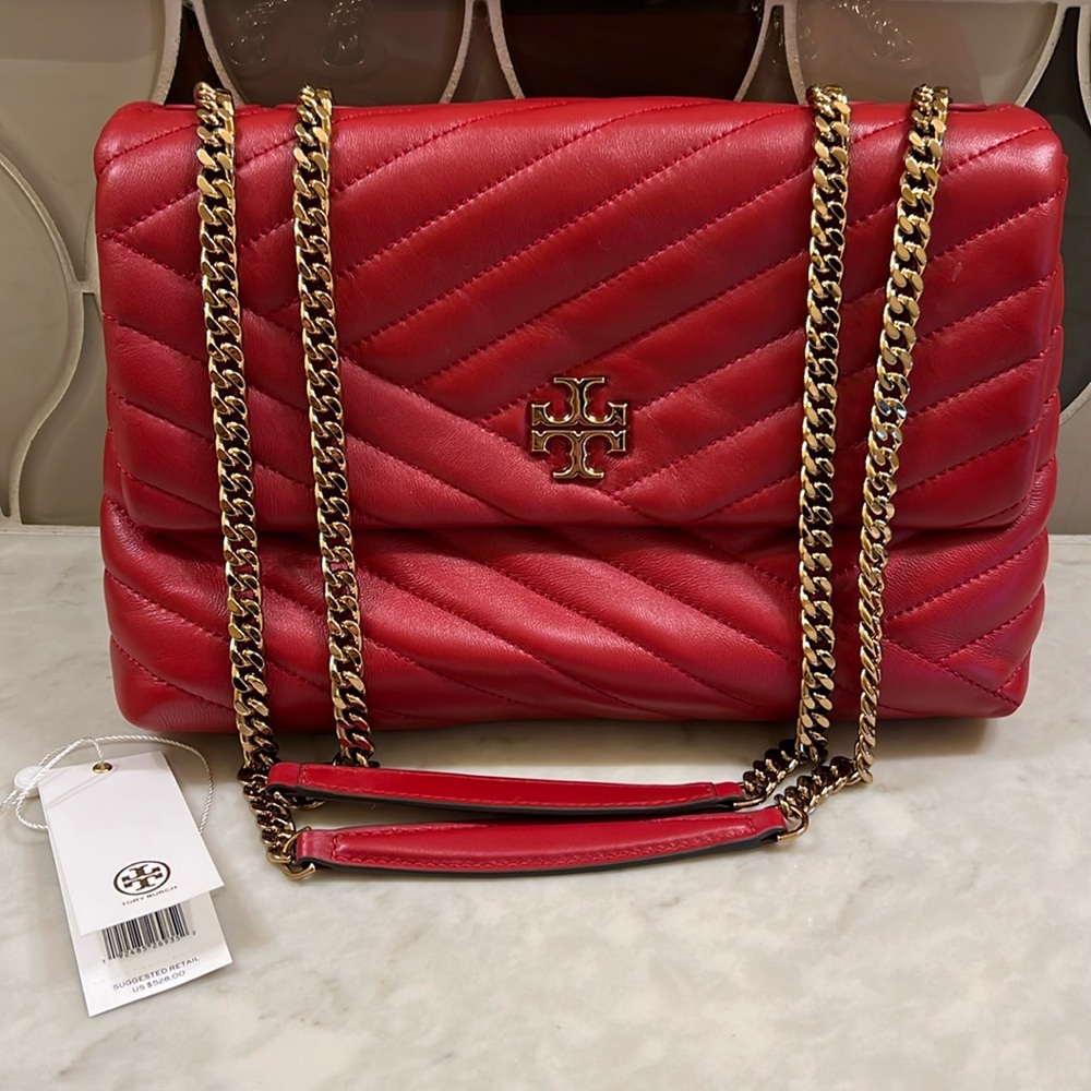 Tory Burch Kira chevron convertible shoulder bag